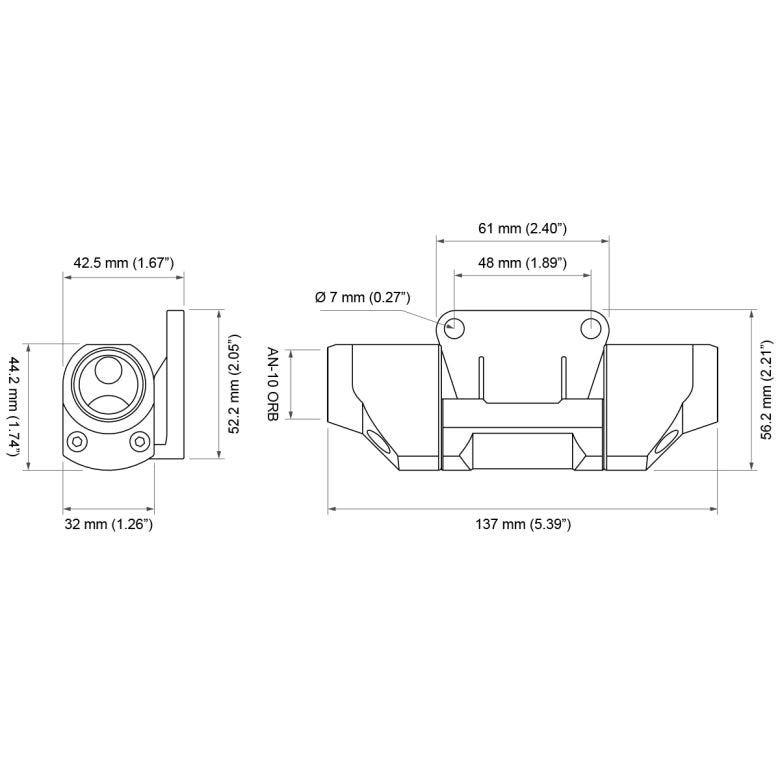 Nuke Flex Fuel Sensor Adapter E85 - Volledige Doorstroming – NUK-310-03-201