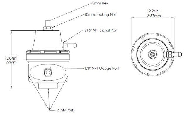 Turbosmart Brandstofdrukregelaar – TS-0404-1022